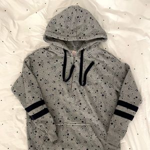 Graphic Grey Hoodie